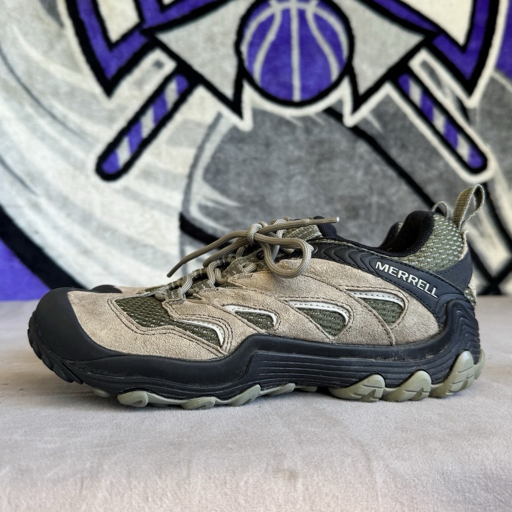 Size 7.5 - Merrell Chameleon 7 Limit Hiking Shoes Men's Dusty Olive J12781